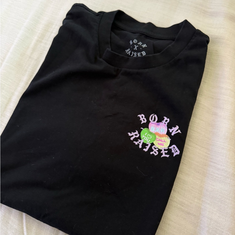 BORN X RAISED VALENTINES DAY TEE